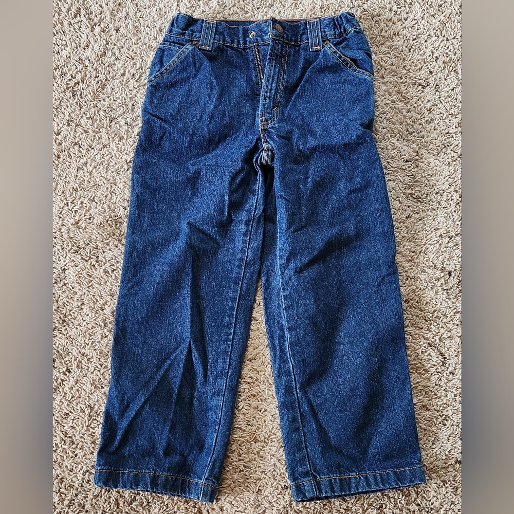Boys Levis Carpenter Blue Jeans 7X Regular